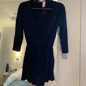 [got style usa] Black 3/4 sleeve short romper brand new polybag #5